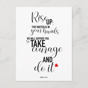 Carte Postale Version longue du devis "Rise Up"