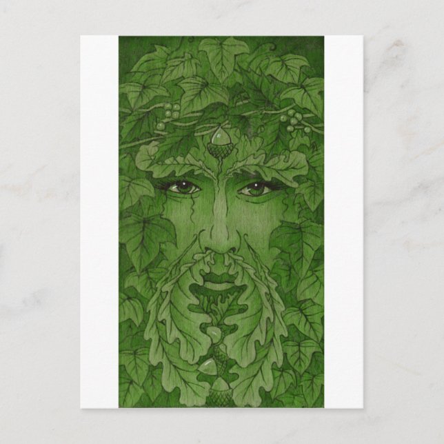 Carte Postale vert (Devant)