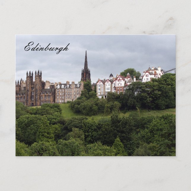 Carte Postale vert d'edinburgh (Devant)