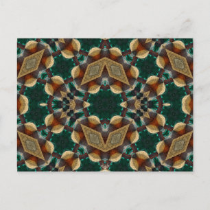 Carte Postale Vert dimensionnel