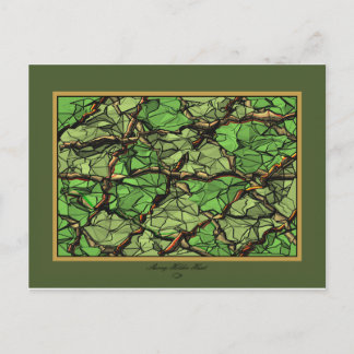 CARTE POSTALE VERT FRACTURÉ II