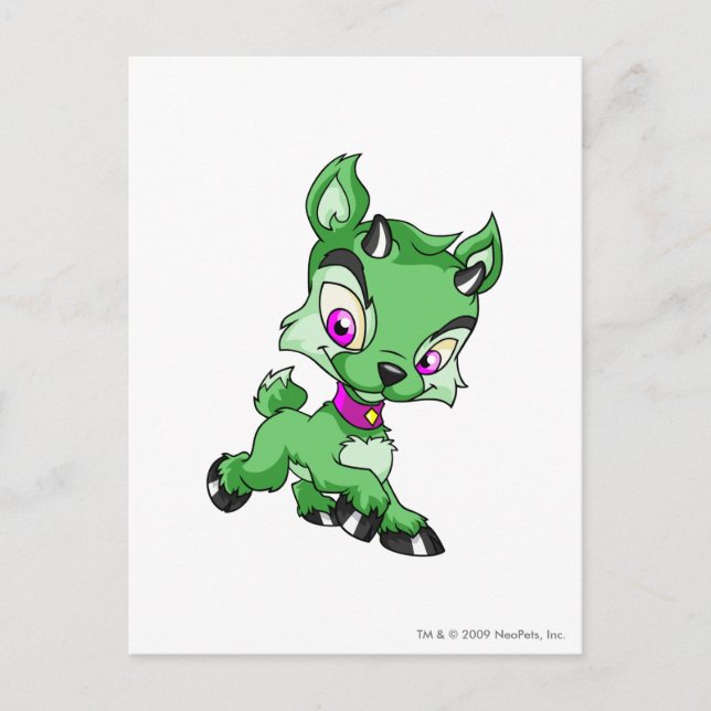 Carte Postale Vert Ixi (Devant)