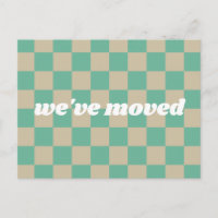 Vert Menthe Motif Carreaux Rétro Nous Avons Déména