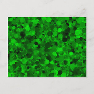 Carte postale verte