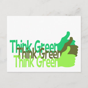Carte postale verte - personnaliser