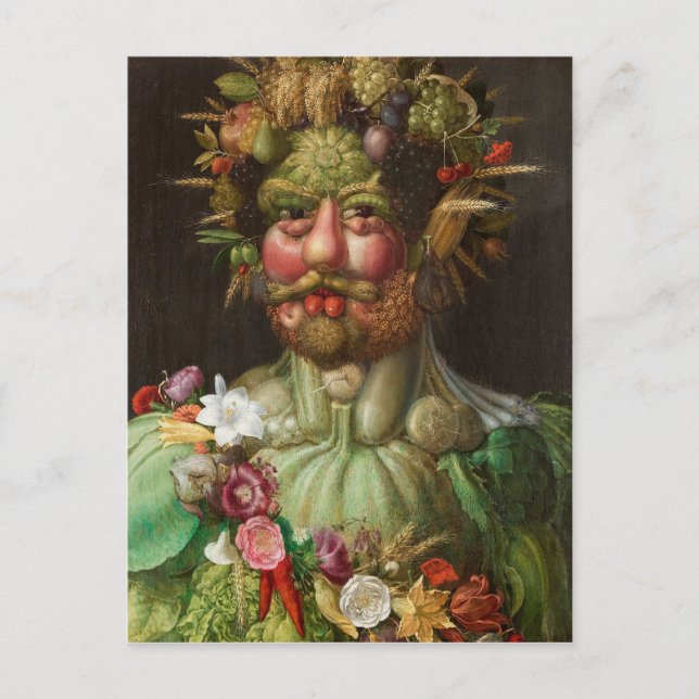 Carte Postale Vertumnus de Giuseppe Arcimboldo (1590) (Devant)
