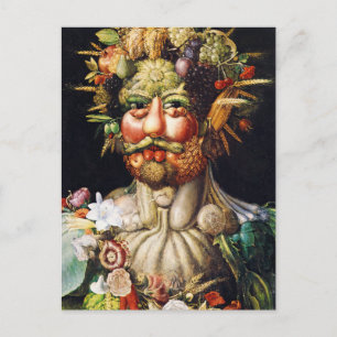 Carte postale : Vertumnus (Portrait de Rudolf II)