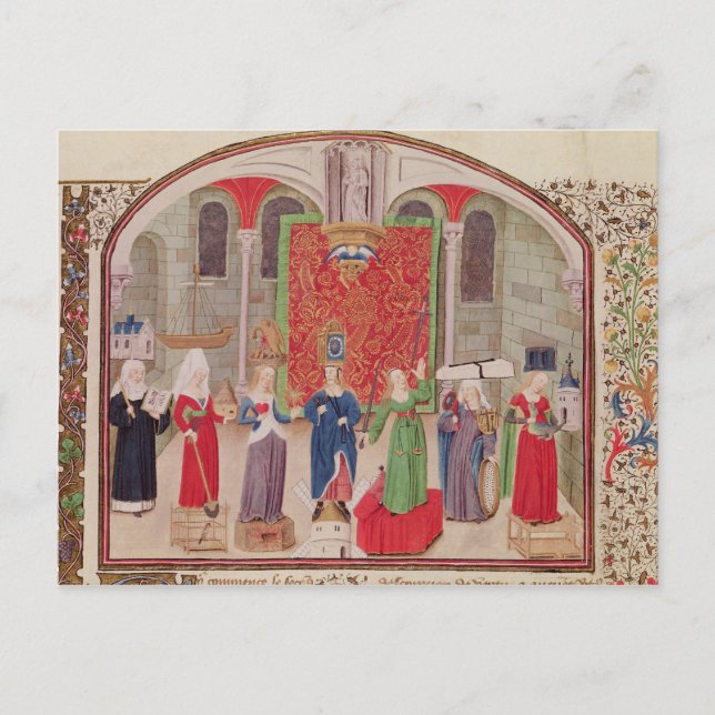 Carte Postale Vertus théologiques et cardinales (Devant)