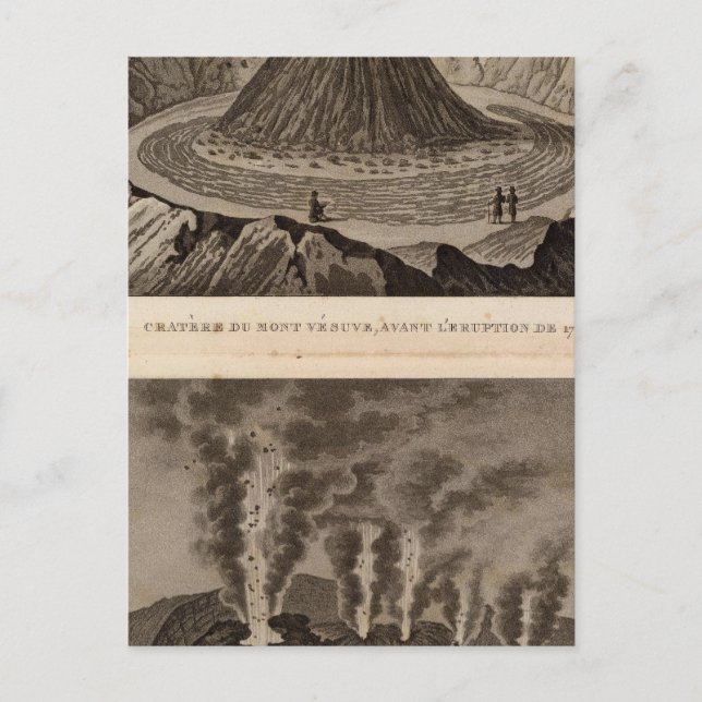 Carte Postale Vesuve, Dolomieu (Devant)