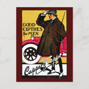 Carte Postale Vêtements Vintages pour hommes 1920