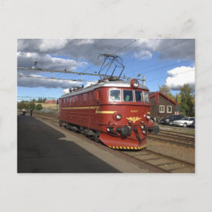 Carte Postale Vétéran du NSB El 11 à Eina st., Norvège