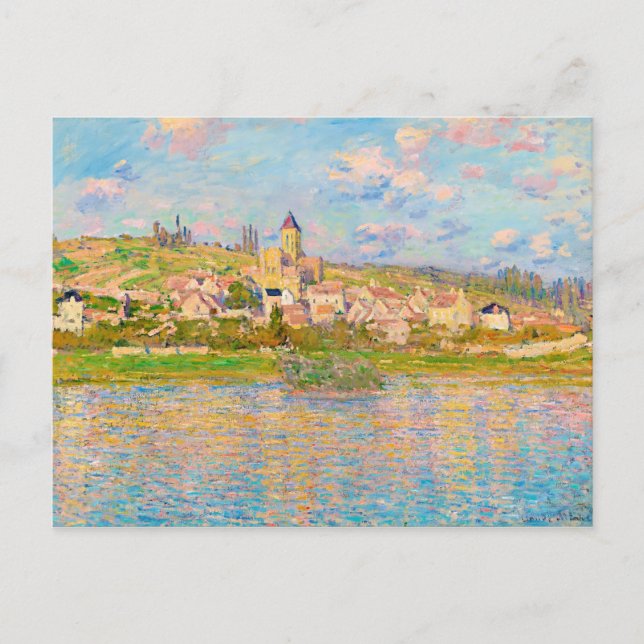 Carte Postale Vétheuil par Claude Monet (1879) (Devant)
