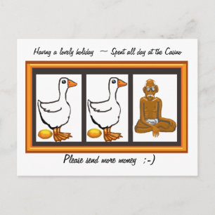 Carte Postale Veuillez envoyer de l'argent