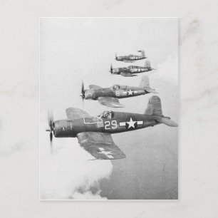 CARTE POSTALE VF-17 F4U4 CORSAIRS