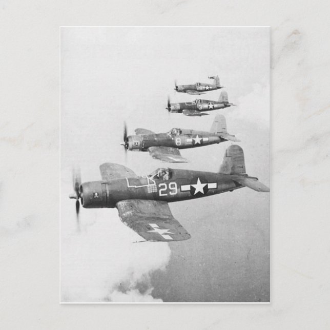 CARTE POSTALE VF-17 F4U4 CORSAIRS (Devant)