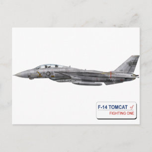 Carte Postale VF-1 Wolfpack F-14 Tomcat