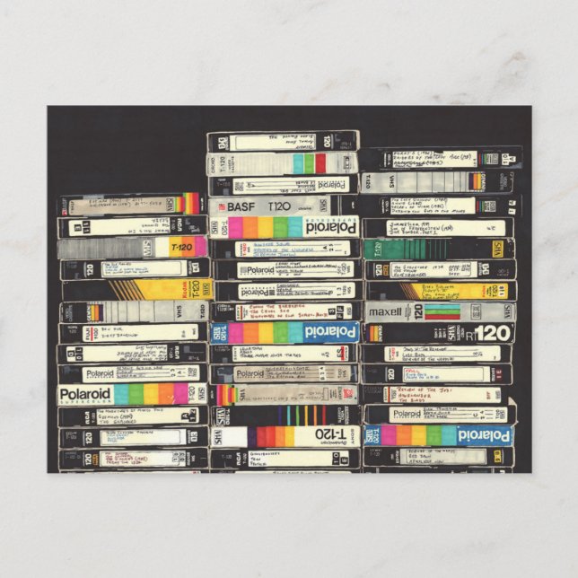 Carte postale VHS Tapes (Devant)