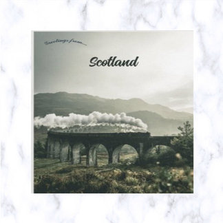 Carte Postale Viaduc de Glenfinnan à Glenfinnan en Écosse