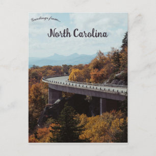 Carte Postale Viaduc de Linn Cove à Linville en Caroline du Nord
