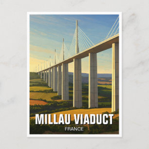 Carte Postale Viaduc de Millau France
