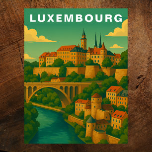 Carte Postale Viaduc Historique de Luxembourg Voyage en Europe