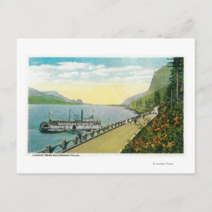 Carte Postale Viaduc Près Des Chutes Multnomah, Columbia River