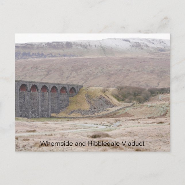 Carte postale Viaduc Whernside et Ribblehead (Devant)