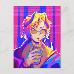 Carte Postale Vibe d'été Anime