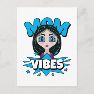 Carte Postale Vibes de maman