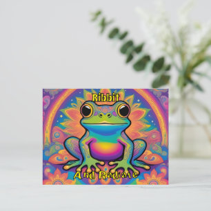 Carte Postale Vibes Super vibrantes de Ribbit et Radiate