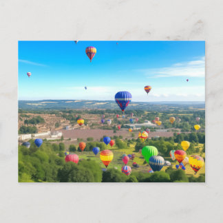 Carte postale Vibrant Balloon Fiesta