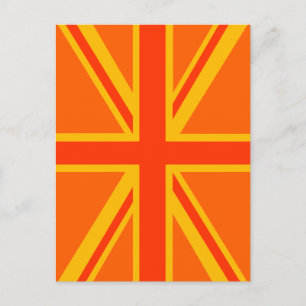 Carte Postale Vibrant Union Jack drapeau britannique