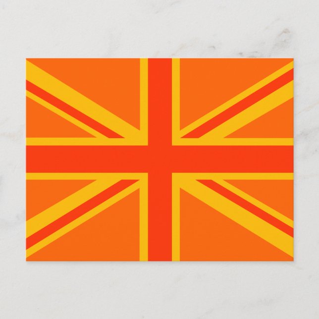 Carte Postale Vibrant Union Jack drapeau britannique (Devant)