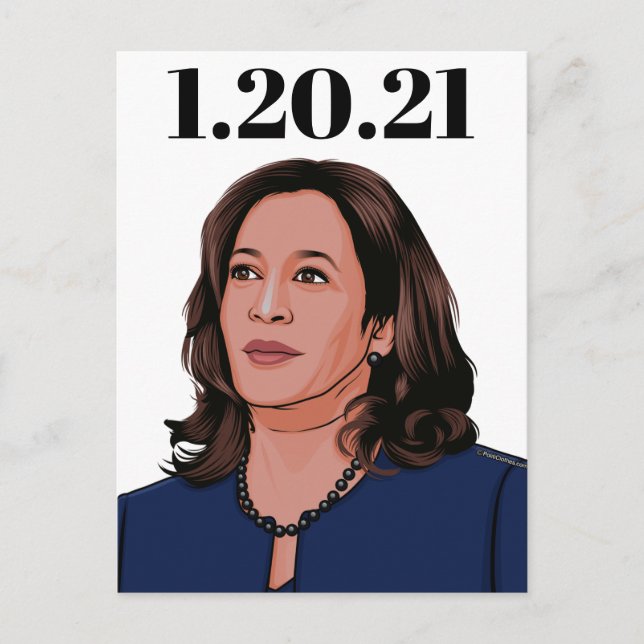 Carte Postale Vice-Président Kamala Harris (Devant)