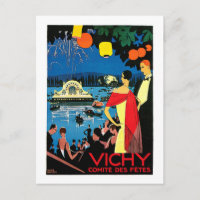 Vichy Comite Des Fetes ~ France Travel Art