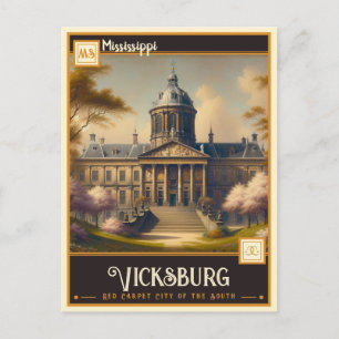 Carte Postale Vicksburg, Mississippi Vintage