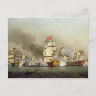 Carte Postale Victor du vice-amiral Sir George Anson (1697-1762)