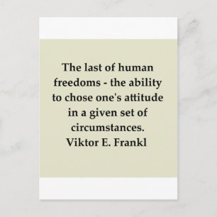 Carte Postale victor frankl citation