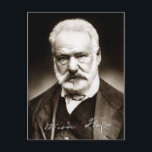Carte Postale Victor Marie Hugo - Portrait<br><div class="desc">Victor Marie Hugo (1802-1885) est poète et romancier français.  Les Misérables et le Hunchback de Notre-Dame sont deux de ses oeuvres célèbres.  Photo vers 1876 par Étienne Carjat

Images HTM</div>