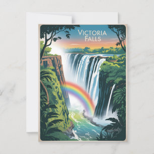 Carte Postale Victoria Falls Vintage