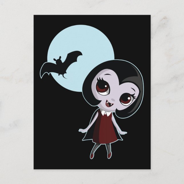 Carte Postale Victoria le Vampire (Devant)