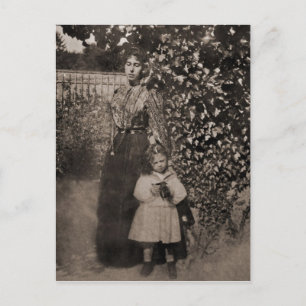 Carte Postale Victoria Melita de Hessen avec Elizabeth #008D