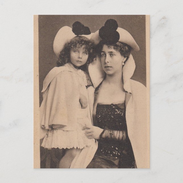 Carte Postale Victoria Melitta & Princesse Elisabeth de Hesse (Devant)
