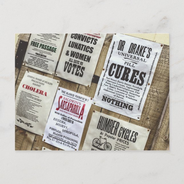 Carte Postale Victorian Advertising (Devant)