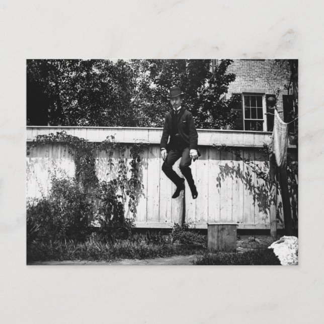 Carte Postale Victorian Jumping Man (Devant)