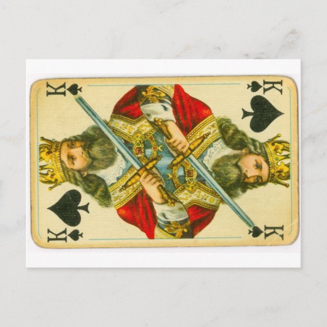 Carte Postale Victorian King of Spades (Devant)