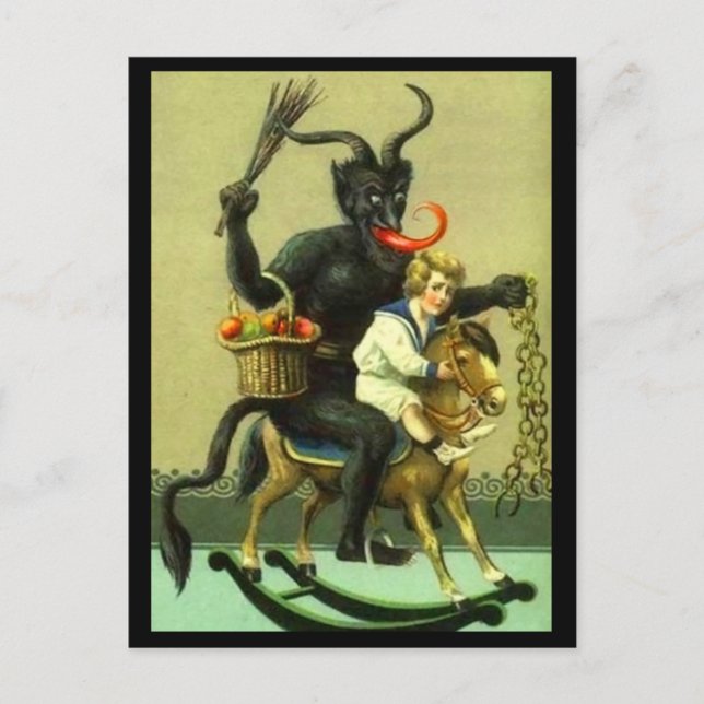 Carte postale Victorian Krampus (Devant)