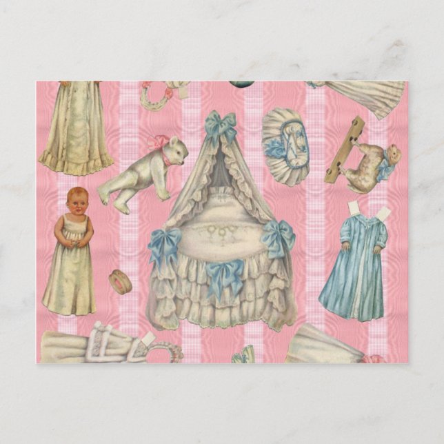 Carte Postale Victorian Nursery Paper Dolls (Devant)