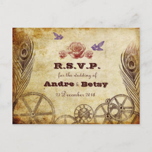 Carte postale Victorian Steampunk RSVP