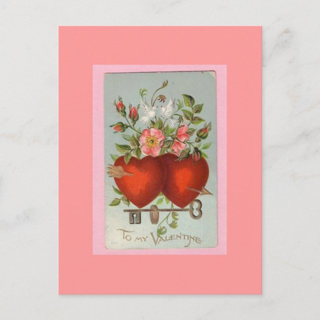 Carte postale Victorian Valentine's Day (Devant)